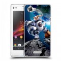 Дизайнерский пластиковый чехол для Sony Xperia L Ледниковый период