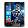 Дизайнерский пластиковый чехол для Microsoft Lumia 435 Ледниковый период