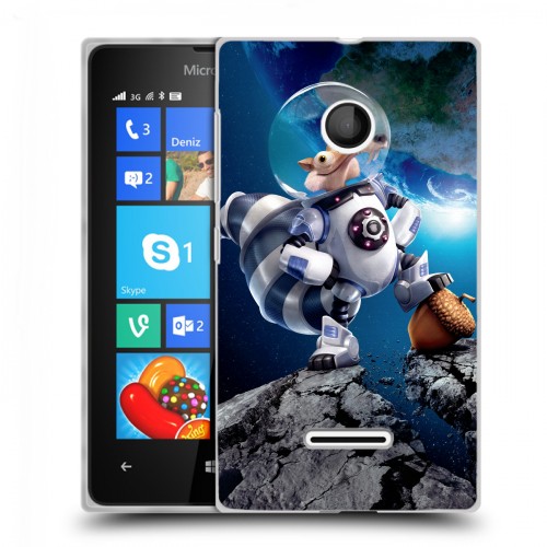 Дизайнерский пластиковый чехол для Microsoft Lumia 435 Ледниковый период