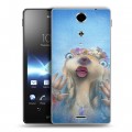 Дизайнерский пластиковый чехол для Sony Xperia TX Ледниковый период