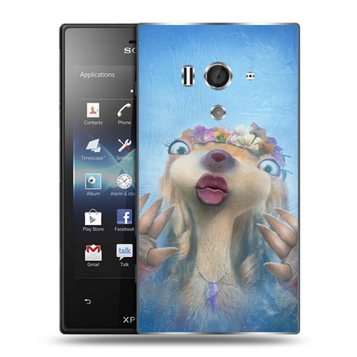 Дизайнерский пластиковый чехол для Sony Xperia acro S Ледниковый период