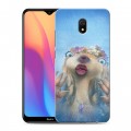 Дизайнерский силиконовый с усиленными углами чехол для Xiaomi RedMi 8A Ледниковый период