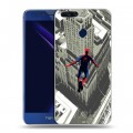 Дизайнерский пластиковый чехол для Huawei Honor 8 Pro Человек - паук