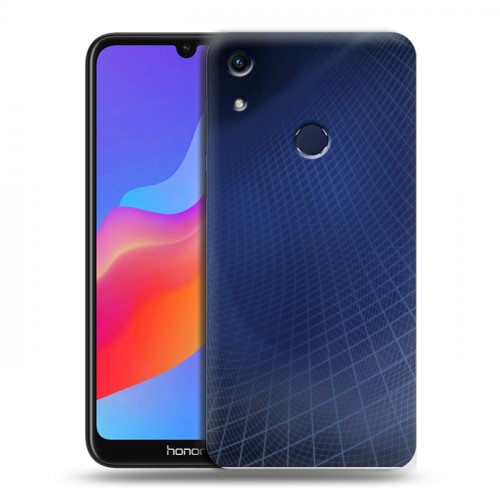 Дизайнерский пластиковый чехол для Huawei Honor 8A Абстракции Сетка