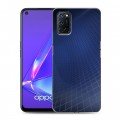 Дизайнерский пластиковый чехол для OPPO A52 Абстракции Сетка