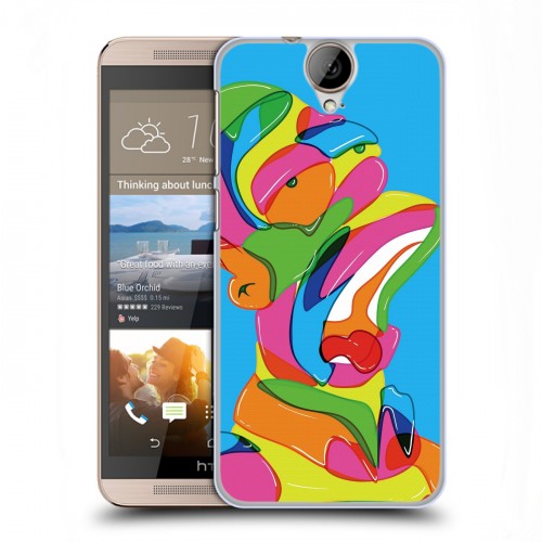 Дизайнерский силиконовый чехол для HTC One E9+ Симпсоны