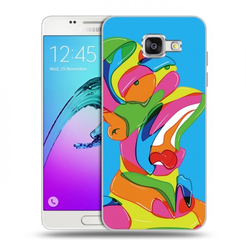 Дизайнерский силиконовый чехол для Samsung Galaxy A5 (2016) Симпсоны