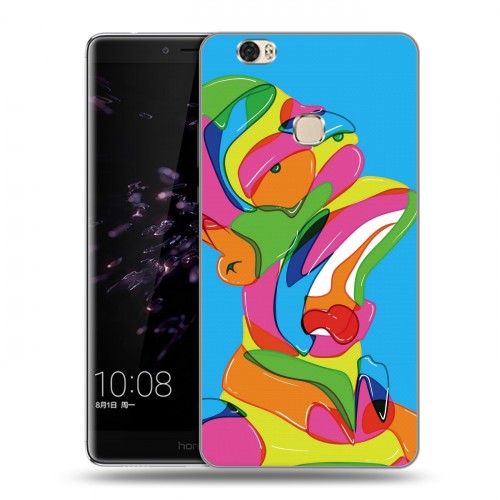 Дизайнерский пластиковый чехол для Huawei Honor Note 8 Симпсоны