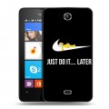 Дизайнерский силиконовый чехол для Microsoft Lumia 430 Dual SIM Симпсоны