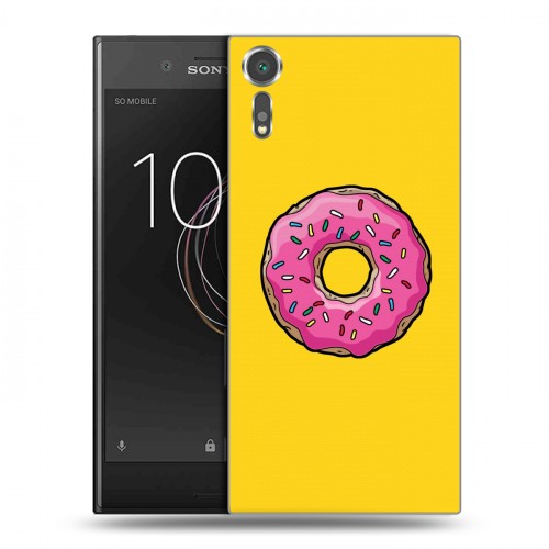 Дизайнерский пластиковый чехол для Sony Xperia XZs Симпсоны