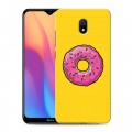 Дизайнерский силиконовый с усиленными углами чехол для Xiaomi RedMi 8A Симпсоны