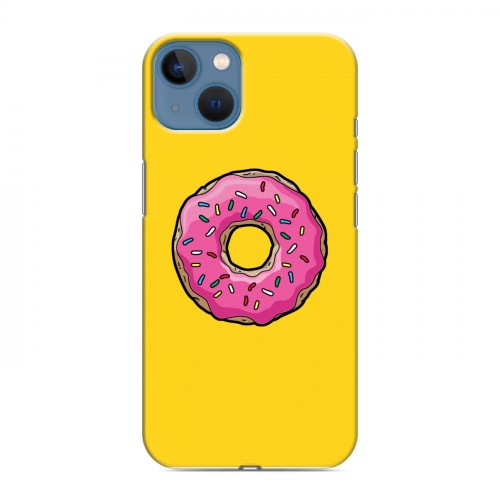 Дизайнерский силиконовый чехол для Iphone 13 Симпсоны