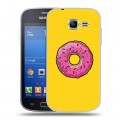 Дизайнерский пластиковый чехол для Samsung Galaxy Trend Lite Симпсоны