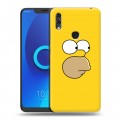 Дизайнерский силиконовый чехол для Alcatel 5V Симпсоны