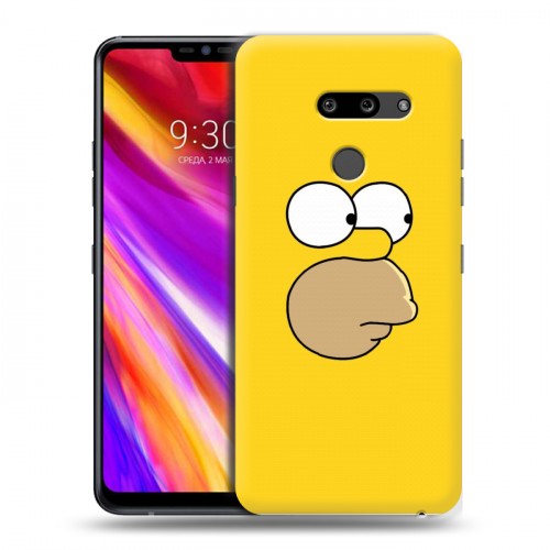 Дизайнерский пластиковый чехол для LG G8 ThinQ Симпсоны