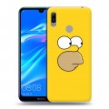 Дизайнерский пластиковый чехол для Huawei Y6 (2019) Симпсоны