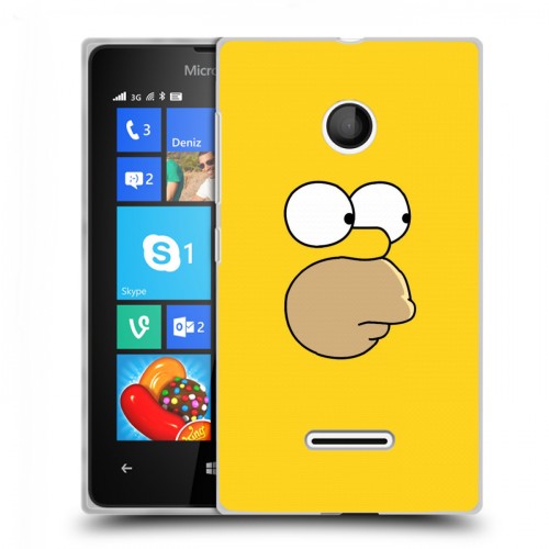 Дизайнерский пластиковый чехол для Microsoft Lumia 435 Симпсоны