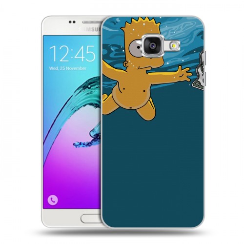 Дизайнерский силиконовый чехол для Samsung Galaxy A5 (2016) Симпсоны