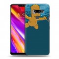 Дизайнерский пластиковый чехол для LG G8 ThinQ Симпсоны