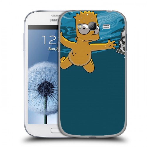 Дизайнерский пластиковый чехол для Samsung Galaxy Grand Симпсоны