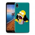 Дизайнерский силиконовый чехол для Xiaomi RedMi 7A Симпсоны