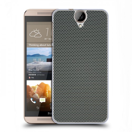 Дизайнерский пластиковый чехол для HTC One E9+ Абстракции Сетка