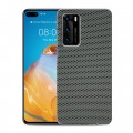 Дизайнерский пластиковый чехол для Huawei P40 Абстракции Сетка