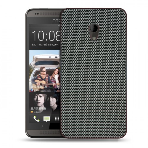 Дизайнерский пластиковый чехол для HTC Desire 700 Абстракции Сетка