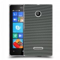 Дизайнерский пластиковый чехол для Microsoft Lumia 435 Абстракции Сетка