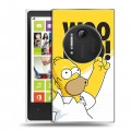 Дизайнерский пластиковый чехол для Nokia Lumia 1020 Симпсоны
