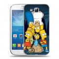 Дизайнерский пластиковый чехол для Samsung Galaxy Premier Симпсоны