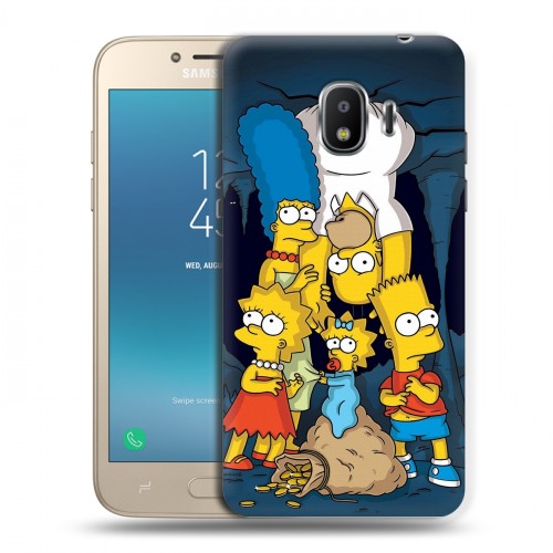 Дизайнерский пластиковый чехол для Samsung Galaxy J2 (2018) Симпсоны