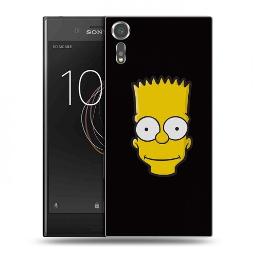 Дизайнерский пластиковый чехол для Sony Xperia XZs Симпсоны