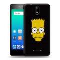 Дизайнерский силиконовый чехол для Micromax Q409 Симпсоны