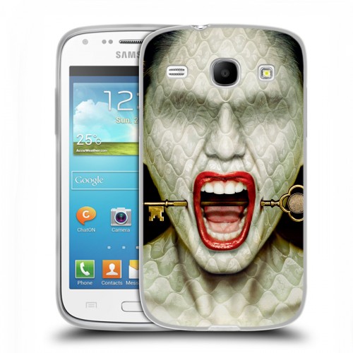 Дизайнерский пластиковый чехол для Samsung Galaxy Core Американская история ужасов