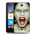 Дизайнерский силиконовый чехол для Microsoft Lumia 430 Dual SIM Американская история ужасов