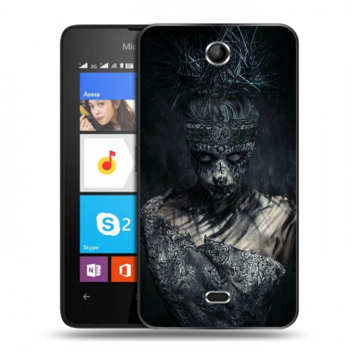 Дизайнерский силиконовый чехол для Microsoft Lumia 430 Dual SIM Американская история ужасов