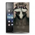 Дизайнерский пластиковый чехол для Sony Xperia acro S Американская история ужасов