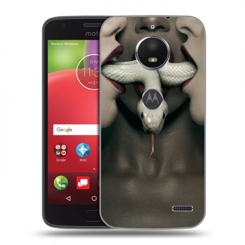 Дизайнерский пластиковый чехол для Motorola Moto E4 Американская история ужасов