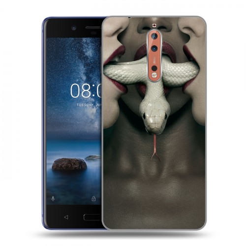 Дизайнерский пластиковый чехол для Nokia 8 Американская история ужасов