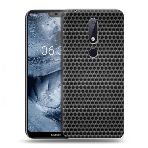 Дизайнерский пластиковый чехол для Nokia 6.1 Plus Абстракции Сетка