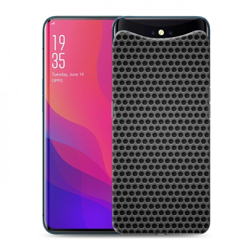 Дизайнерский силиконовый чехол для OPPO Find X Абстракции Сетка