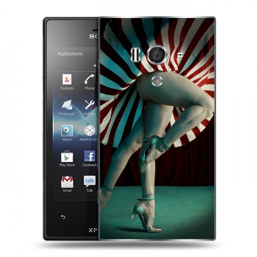 Дизайнерский пластиковый чехол для Sony Xperia acro S Американская история ужасов