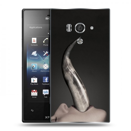 Дизайнерский пластиковый чехол для Sony Xperia acro S Американская история ужасов