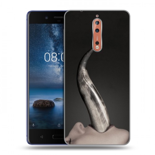 Дизайнерский пластиковый чехол для Nokia 8 Американская история ужасов