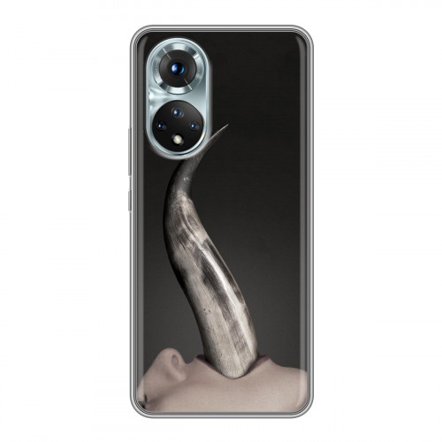 Дизайнерский силиконовый с усиленными углами чехол для Huawei Honor 50 Американская история ужасов