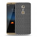 Дизайнерский пластиковый чехол для ZTE Axon 7 Абстракции Сетка