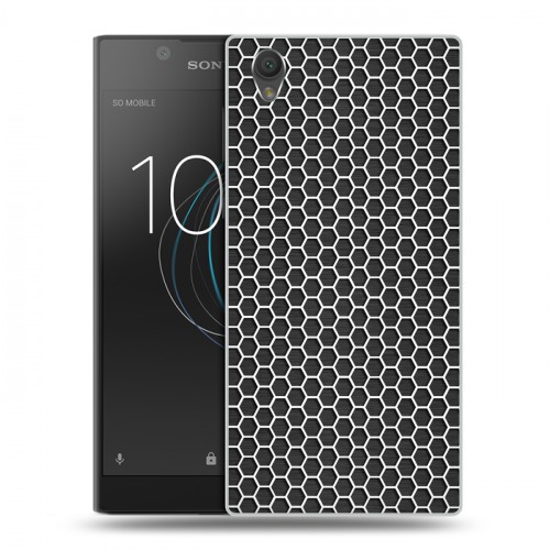 Дизайнерский пластиковый чехол для Sony Xperia L1 Абстракции Сетка