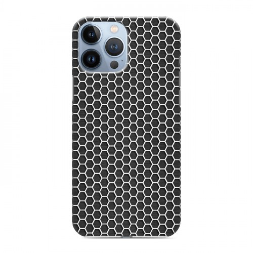 Дизайнерский силиконовый чехол для Iphone 13 Pro Max Абстракции Сетка