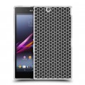 Дизайнерский пластиковый чехол для Sony Xperia Z Ultra  Абстракции Сетка